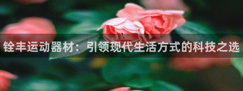 意昂体育4招商:铨丰运动器材:引领现代生活方式的科技之选